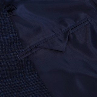 Beverly Hills Polo Club-Áo Blazer 2 Lớp Nam Slim Fit Navy Trơn-BZMSLS23V006