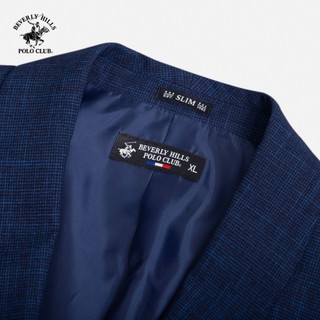 Beverly Hills Polo Club-Áo Blazer 2 Lớp Nam Slim Fit Navy Trơn-BZMSLS23V006