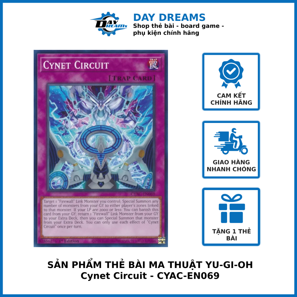 Th bi Yugioh! Cynet Circuit - CYAC-EN069 - Common 1st Edition | Shopee  Vit Nam