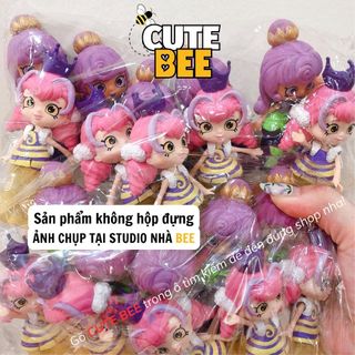 Búp bê shopkins hoàng gia xứ sở Happy Place cao 9cm tặng kèm chân đế đứng thẳng - Hàng xuất dư không hộp