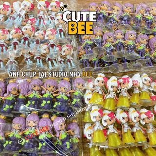 Búp bê shopkins hoàng gia xứ sở Happy Place cao 9cm tặng kèm chân đế đứng thẳng - Hàng xuất dư không hộp