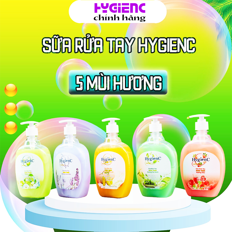 Ảnh Sữa rửa tay HygienC giữ ẩm, khử mùi dung tích 500ml - HC5 4