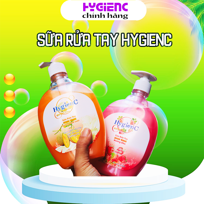 Ảnh Sữa rửa tay HygienC giữ ẩm, khử mùi dung tích 500ml - HC5 3