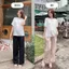 Quần Bầu Ống Rộng Larosa Chất Tuyết Hàn Cao Cấp Phong Cách Hàn Quốc LA135Q