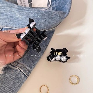 [🔥XƯỞNG SALE SẬP SÀN🔥] Set 2 Kẹp Tóc Mái Nơ Đính Hạt Dễ Thương Cho Nữ