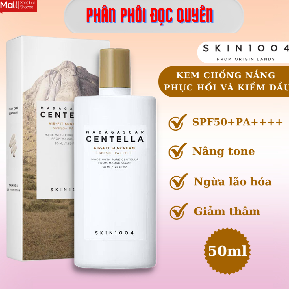 Kem chống nắng Skin1004 Madagascar Centella Air-Fit SunCream Plus SPF50+