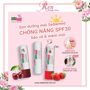 SEBAMED Son dưỡng bảo vệ môi Sebamed pH5.5 (Hương Dâu)