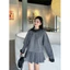 MIU.STUDIO | Set áo ghi croptop phối cổ-tay áo đính đá cao cấp mix chân váy xếp ly tiểu thư sang chảnh