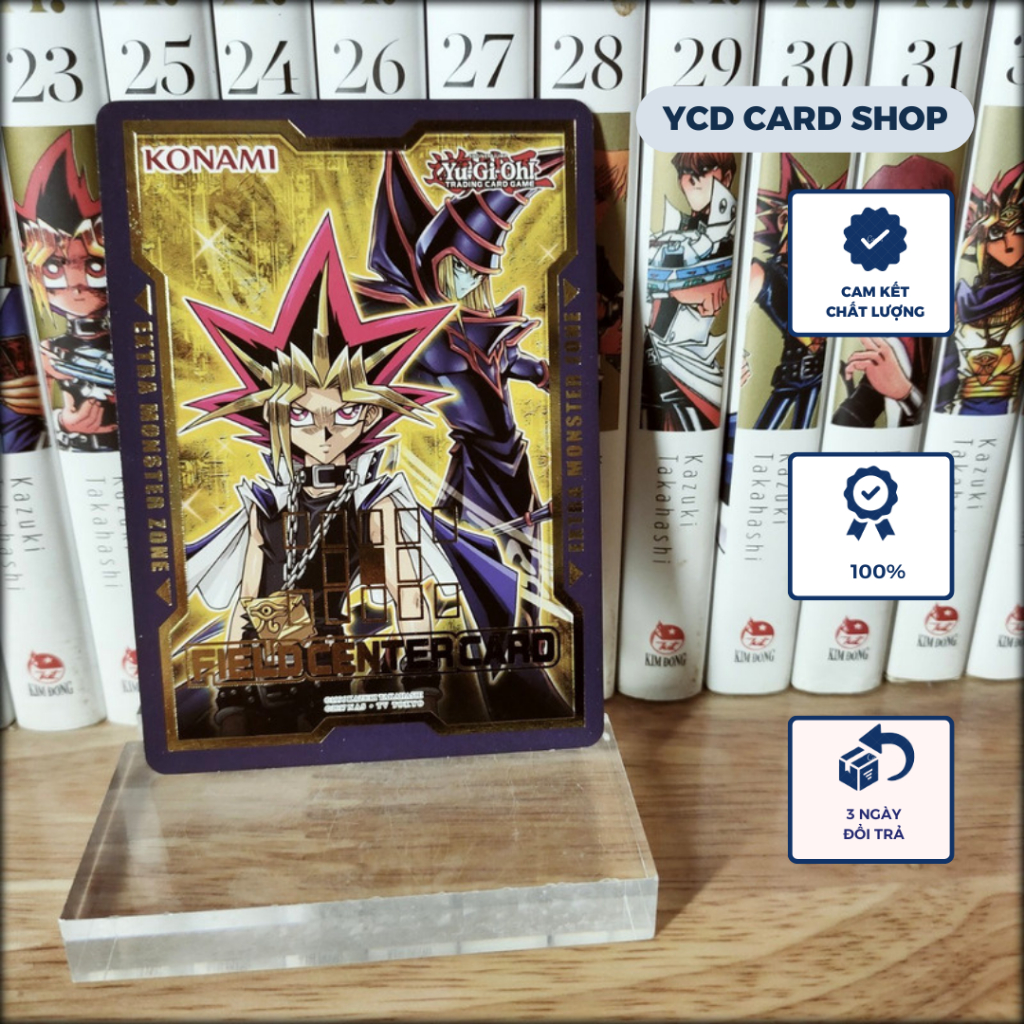 Yu-Gi-Oh! Dark Magician Field Center Card - Japanese, Near Mint, Blue-Eyes  White Dragon & Red-Eyes YuGiOh Dark Magician Card