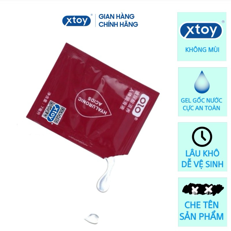Gel bôi trơn OLOL, bôi trơn dạng gói, gel gốc nước, không mùi - gói nhỏ ...