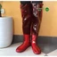 Ủng cấy Vĩnh Ký MÀU ĐỎ ĐẾ ĐỎ size 37 - 42, ủng đi cấy, ủng lội nước, ủng vk
