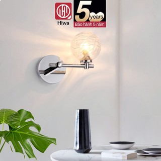 Đèn trang trí gắn tường Hiwa B7382 ánh sáng gợn sóng, Đèn ngủ đẹp ánh sáng dịu dàng
