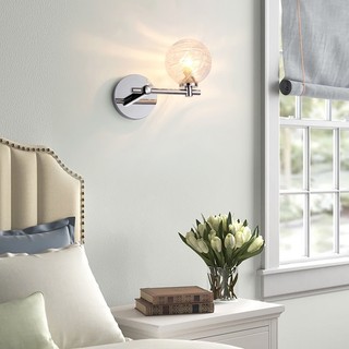Đèn trang trí gắn tường Hiwa B7382 ánh sáng gợn sóng, Đèn ngủ đẹp ánh sáng dịu dàng