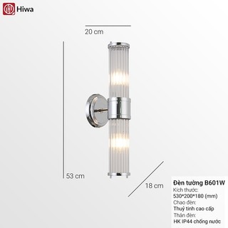 Đèn phòng khách đẹp Hiwa B6011 tôn lên độc đáo, Đèn cầu thang đẹp ánh sáng đa chiều