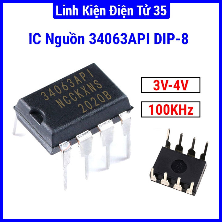 IC nguồn 34063API chân cắm DIP-8 | Shopee Việt Nam