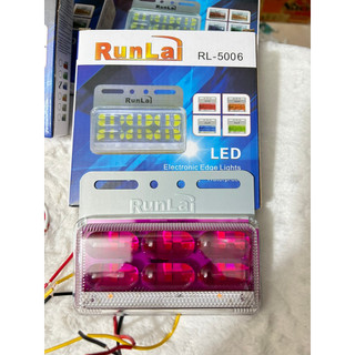 Combo 4 Đèn led sườn, đèn led hông xe tải Runlai 5006 điện 12v và 24v
