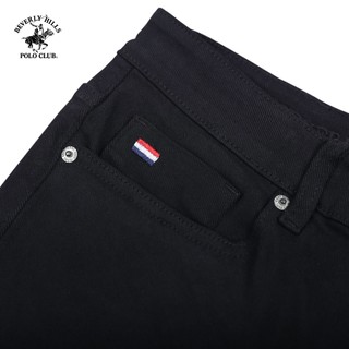 Beverly Hills Polo Club-Quần short Nam Slim Fit Đen Trơn - QKMSSW23V005
