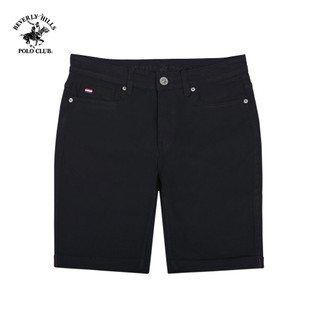 Beverly Hills Polo Club-Quần short Nam Slim Fit Đen Trơn - QKMSSW23V005