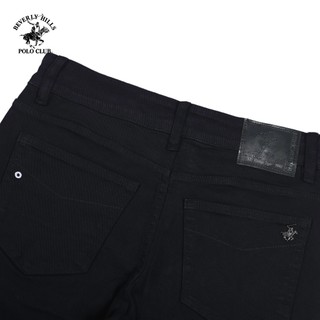 Beverly Hills Polo Club-Quần short Nam Slim Fit Đen Trơn - QKMSSW23V005