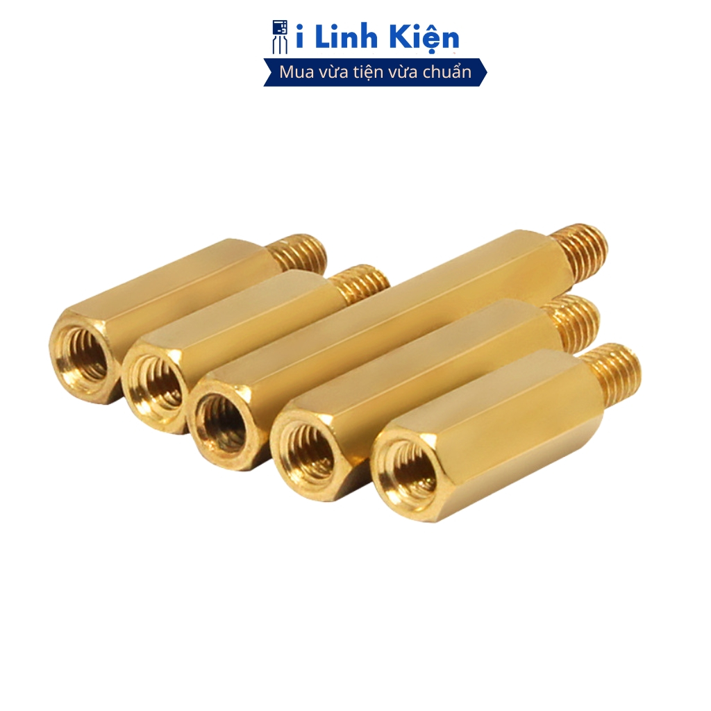 Cọc đồng trụ đồng m3 (Combo 5 cọc đồng)  đực cái chất lượng cao ilinhkien