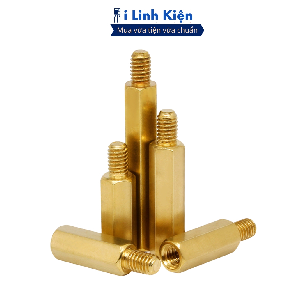 Cọc đồng trụ đồng m3 (Combo 5 cọc đồng)  đực cái chất lượng cao ilinhkien