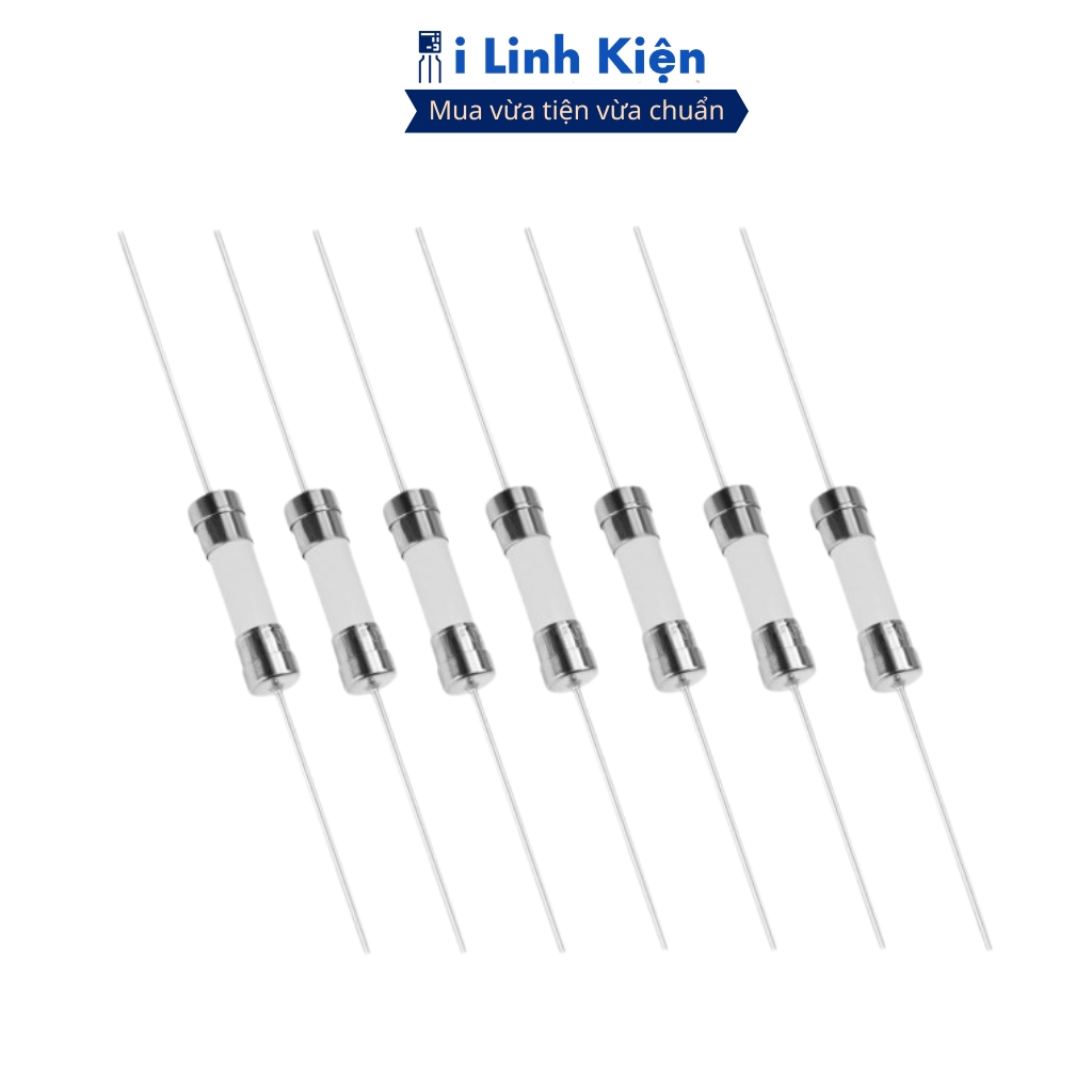 Cầu chì sứ 1A 2A 3A 5A 8A 10A 15A 20A 250V 5x20mm chính hãng độ bền cao ilinhkien