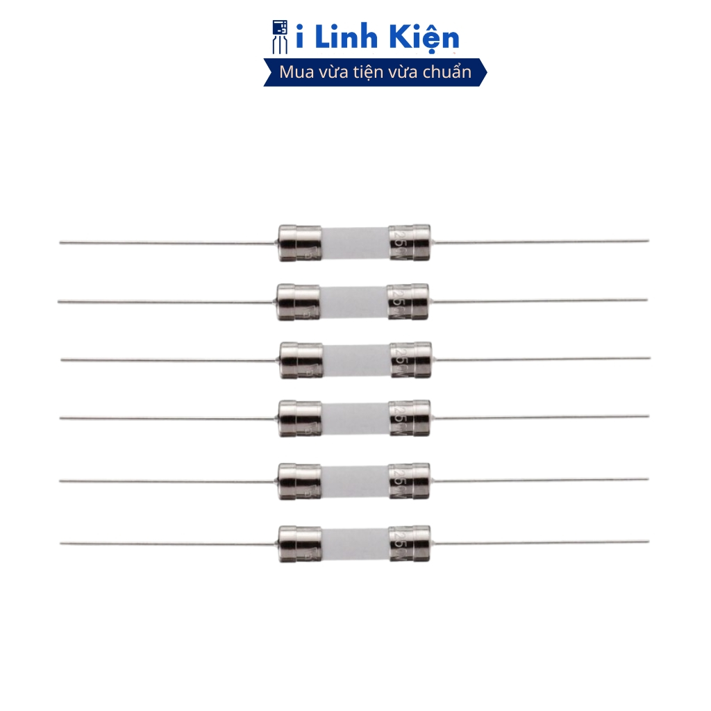 Cầu chì sứ 1A 2A 3A 5A 8A 10A 15A 20A 250V 5x20mm chính hãng độ bền cao ilinhkien