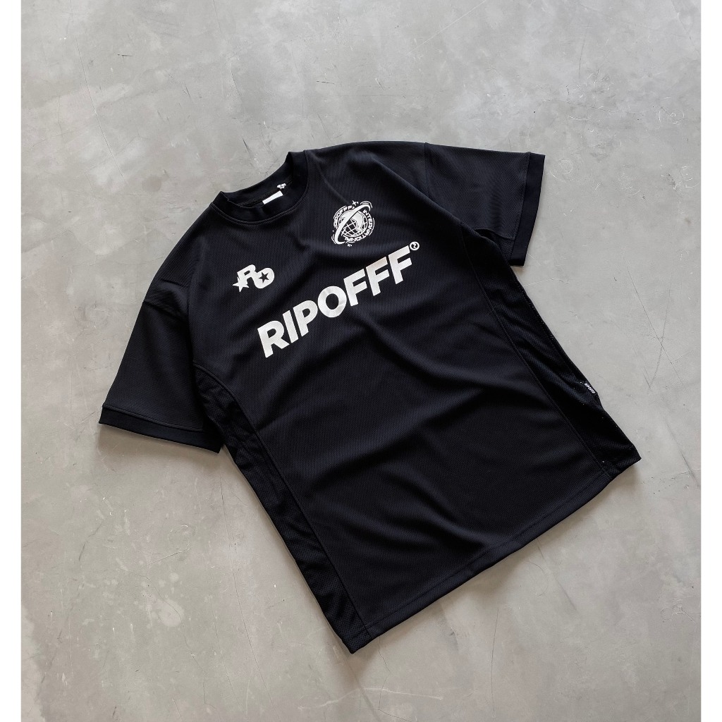 Ripofff International Jersey - Black/White (Áo thể thao thun lạnh ...