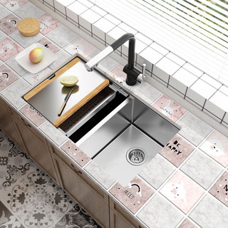 Cuộn 10M Decal dán bếp tráng nhôm, giấy dán tường chống đầu mỡ chịu nhiệt độ cao mã QD07A