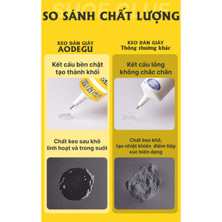 Keo Aodegu 1630 dán giày dép chuyên dụng siêu dính chắc, keo đa năng dán đế giày, túi xách, đồ da.
