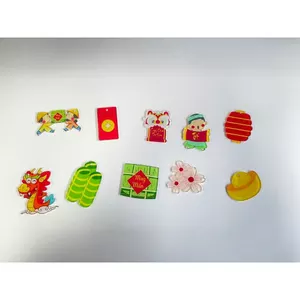 Combo 10 Phụ Kiện Treo Trang Trí Tết, Trang Trí Cây Mai, Trang Trí Cây Đào, Trang Trí Cây Quất - Set Trang Trí tết 2024