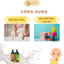 Nước Rửa Bình Sữa Hữu Cơ Sinh Học An Toàn Cho Bé Chiết Xuất 100% từ tinh dầu tự nhiên dung tích 500ml - Mộc Greenlab