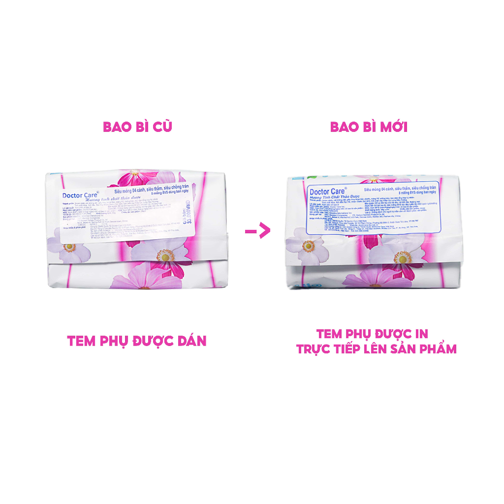 Ảnh Băng vệ sinh thảo dược D&C Doctor Care ban ngày 24cm Combo 2 gói 2