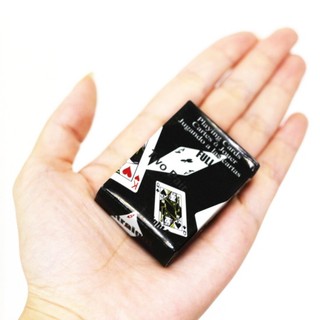 Bài tây Mini 52 lá - bài poker phiên bản nhỏ xinh màu đen
