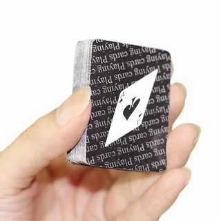 Bài tây Mini 52 lá - bài poker phiên bản nhỏ xinh màu đen