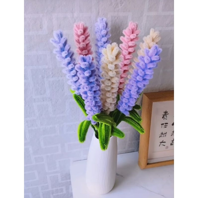 Cành Lavender Kẽm Nhung, Cành Hoa Oải Hương Quà Tặng Siêu Đẹp