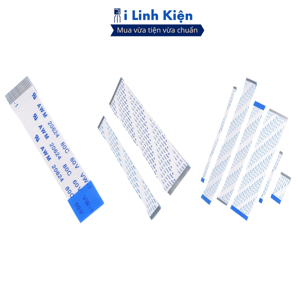 Cáp FFC thuận 1.0mm dài 20cm loại 1 chất lượng tốt ilinhkien