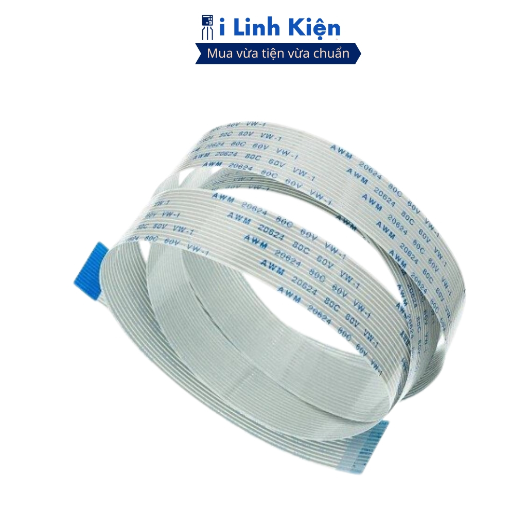 Cáp FFC thuận 1.0mm dài 20cm loại 1 chất lượng tốt ilinhkien