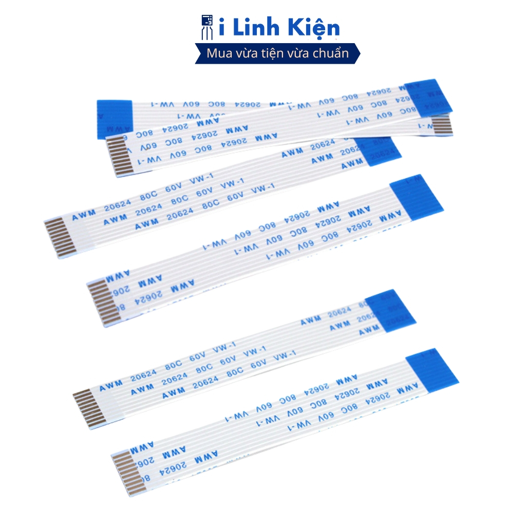 Cáp FFC thuận 1.0mm dài 20cm loại 1 chất lượng tốt ilinhkien