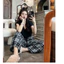 Quần Kẻ Nữ Ống Rộng Cạp Chun Caro Lưng Cao Dáng Rộng Ống Suông Ulzzang Full Màu