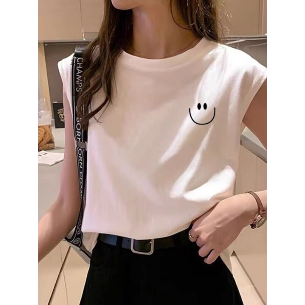 Áo Thun Nữ Sát Nách JULY, Áo thun không tay Tanktop nữ In Hình Thời Trang