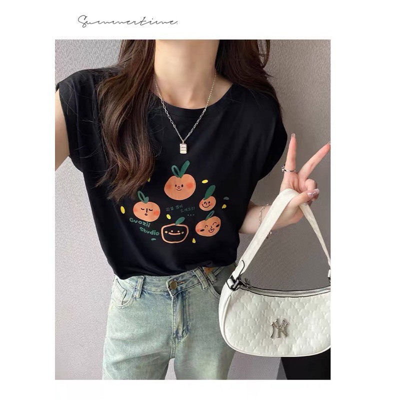 Áo Thun Nữ Sát Nách JULY, Áo thun không tay Tanktop nữ In Hình Thời Trang