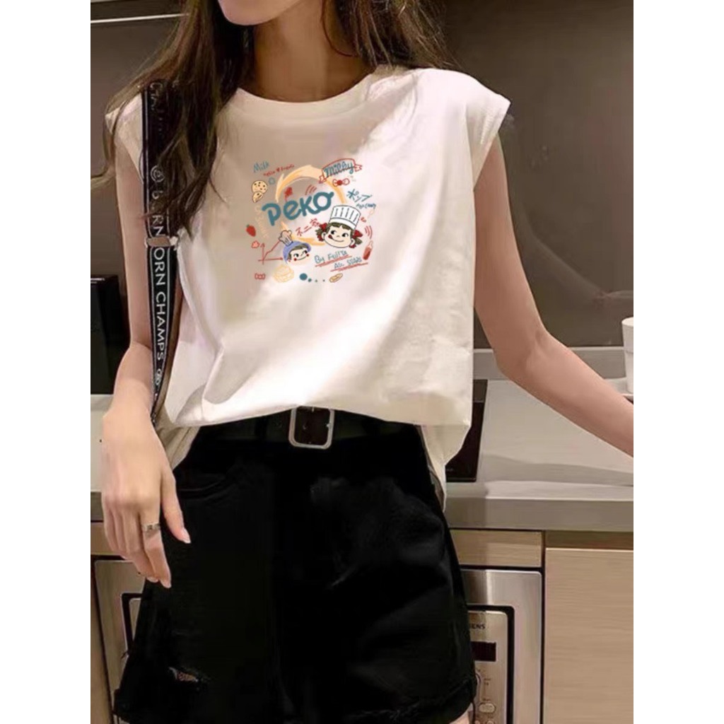 Áo Thun Nữ Sát Nách JULY, Áo thun không tay Tanktop nữ In Hình Thời Trang