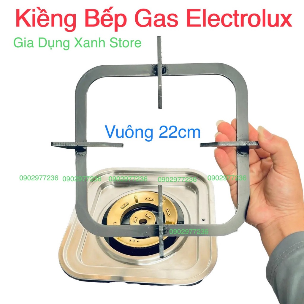 Kiềng bếp gas Electrolux Vuông 22cm MẪU MỚI 2024 - 1 KIỀNG Tiện Lợi khi ...