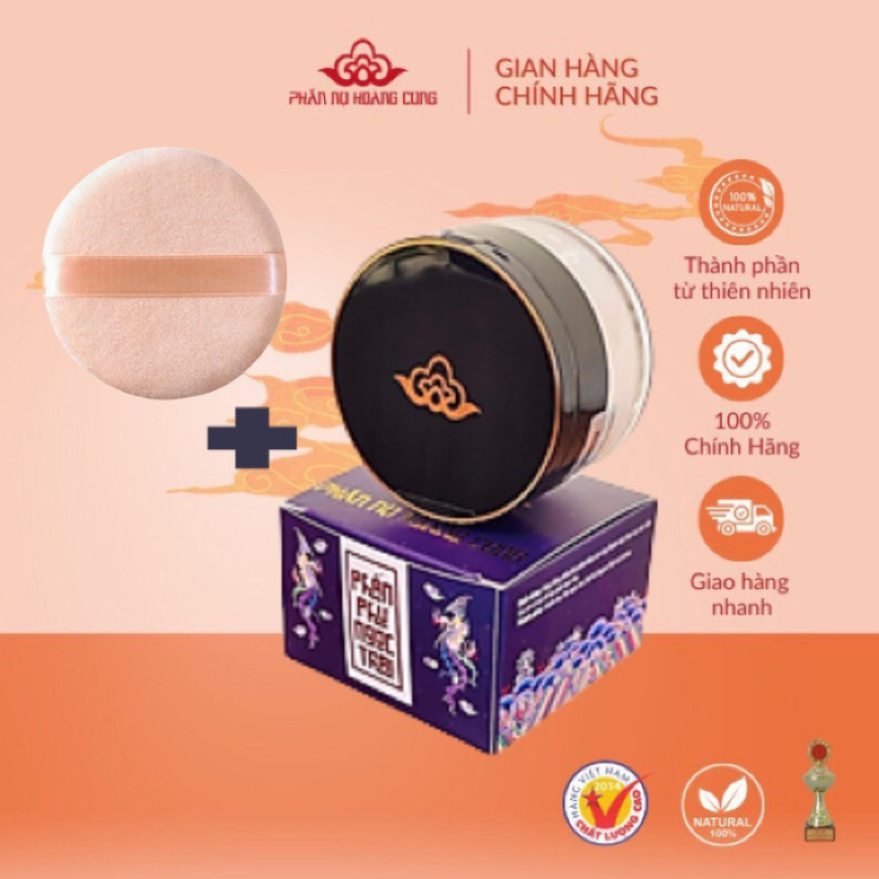 Ảnh Phấn Phủ Ngọc Trai Phấn Nụ Hoàng Cung 25gr 1