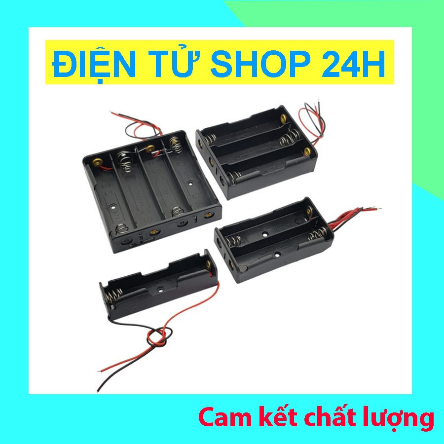 Đế pin 18650 - Đế Pin Cell - Đế Pin Nối Tiếp 1/2/3/4Cell | Shopee Việt Nam