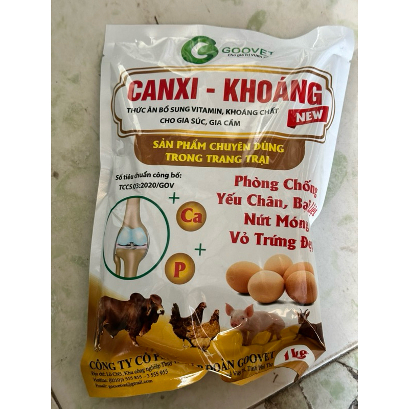 canxi - khoáng cho vật nuôi, thú cưng