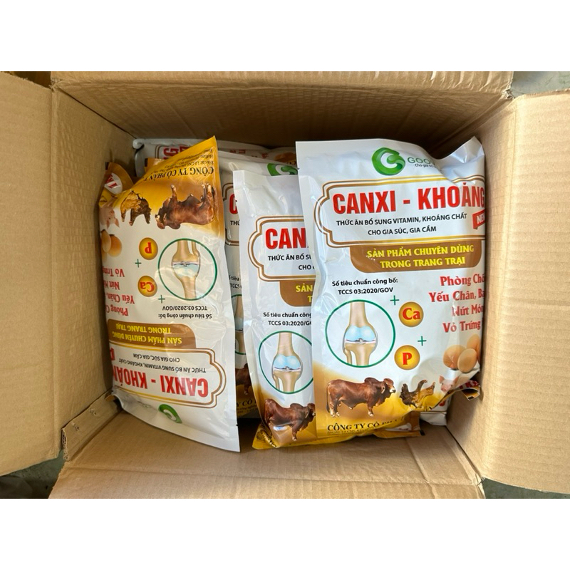 canxi - khoáng cho vật nuôi, thú cưng