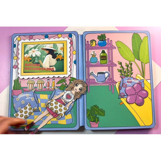 Đồ chơi Ngôi nhà cây xanh của Cô gái Minnie ( Size to) - Búp bê giấy Pighandmade