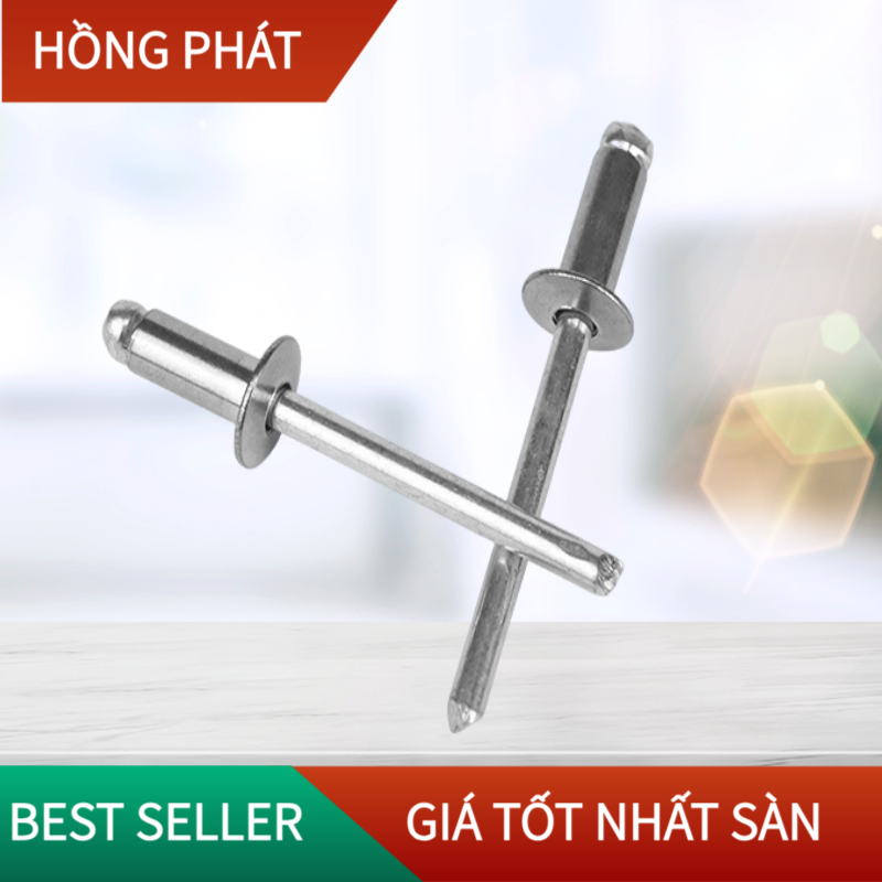 Đinh rút / Đinh tán 100pcs Dia 5mm * 10mm / Rivet inox 304 Dia 5mm ...